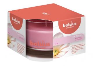 Bolsius True Scents, Magnolia, świeca w szkle 63/90mm