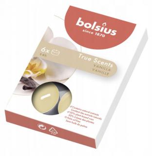 Bolsius True Scents, Wanilia, podgrzewacz 6szt, 4 godziny