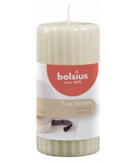 Bolsius True Scents, Wanilia, świeca pieńkowa zapachowa 120/58mm