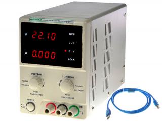 Zasilacz laboratoryjny KORAD KD6005P 60V 5A  komunikacja z PC