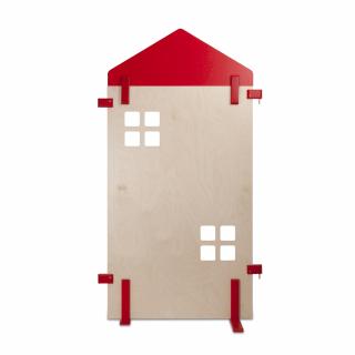 Drewniany panel Miasto małe okienka domek dla dzieci zabawka mebelki Micki