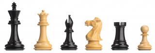 Figury szachowe DGT Ebony do desek elektronicznych - nieobciążane Rzeźbione Drewniane