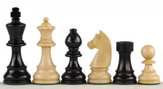 Figury szachowe German (Timeless) 3,5 cala Rzeźbione Drewniane