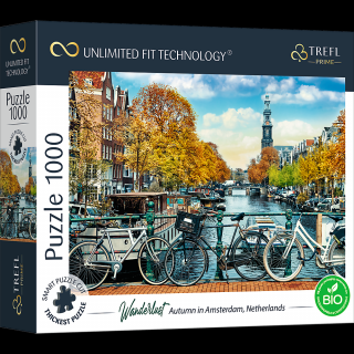 JESIEŃ W AMSTERDAMIE HOLANDIA PUZZLE 1000 el. TREFL 10702 UFT