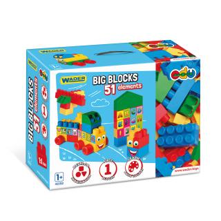 KLOCKI BIG BLOCKS 51 el. + NAKLEJKI WADER 41592