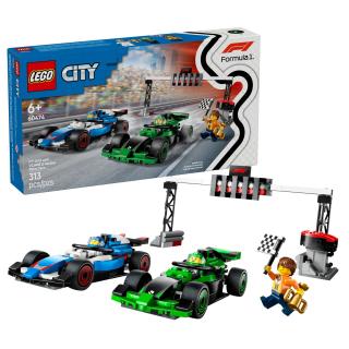 LEGO CITY 60474 PADOK F1 Z BOLIDAMI RB I SAUBER