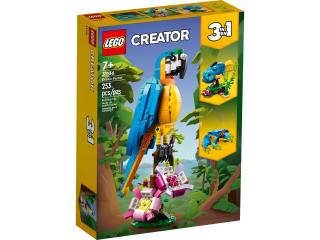 LEGO CREATOR 3w1 31136 - EGZOTYCZNA PAPUGA