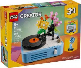 LEGO CREATOR 3w1 31172 - GRAMOFON Z KWIATAMI