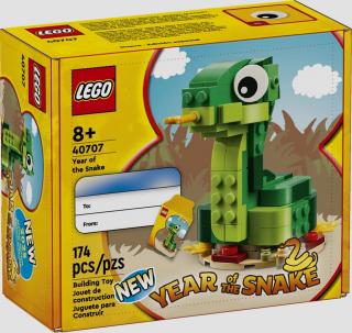 LEGO OKOLICZNOŚCIOWE 40707 - CHIŃSKI ROK WĘŻA 2025 174 elementy