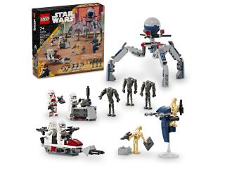 LEGO STAR WARS 75372 ZESTAW BITEWNY Z ŻOŁNIERZEM ARMII KLONÓW I DROIDEM BOJOWYM LEGO STAR WARS 75372 Clone Trooper  Battle Droid Battle Pack