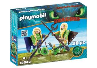 PLAYMOBIL 70042 MIECZYK I SZPADKA W ZBROI DO LATANIA 20 EL