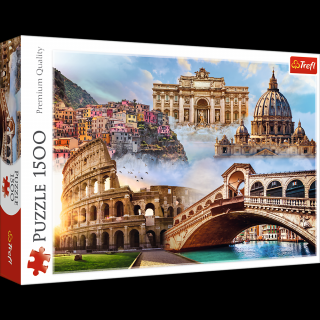 ULUBIONE MIEJSCA: WŁOCHY PUZZLE  1500 EL TREFL 26203