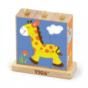 Viga 50834 Kostki logiczne - zoo