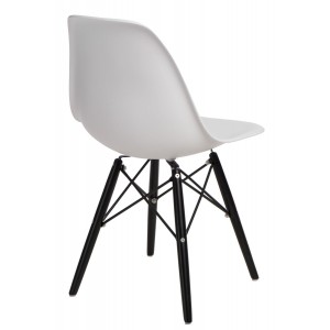 Krzesło P016W PP białe/black