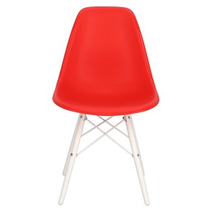 Krzesło P016W PP czerwone/white