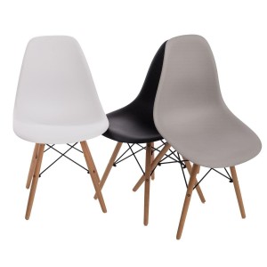 Krzesło Simplet P016W basic szare