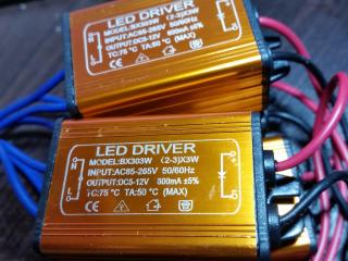 Sterownik driver LED Cree 2-3 diody x 3W