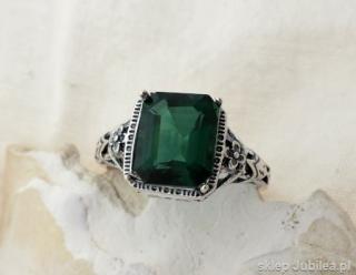 NICEA naturalny turmalin 5,7ct srebrny pierścionek