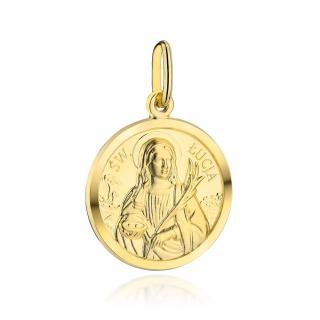 Medalik złoty święta Łucja (Gramatura: 3.15)