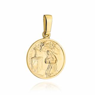 Medalik złoty święta Rita (Gramatura: 1.62)
