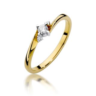 Pierścionek W-346 0,12ct