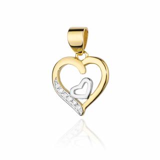 Zawieszka serce S-24 0,05ct