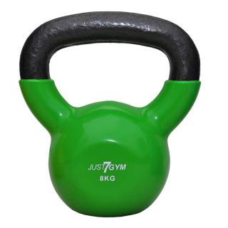 KETTLEBELL WINYLOWY 8KG JUST7GYM - OUTLET