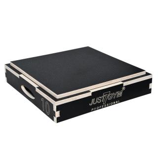 SKRZYNIA DREWNIANA PLYOMETRYCZNA BOX 56X56X10CM JUST7GYM PROFESSIONAL