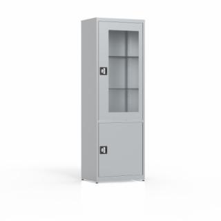Szafa 2-drzwiowa, przeszklone drzwi, pełne drzwi MDW/1