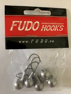 GŁÓWKA JIGOWA FUDO HOOKS #2/0 14 GR 5 SZTUK