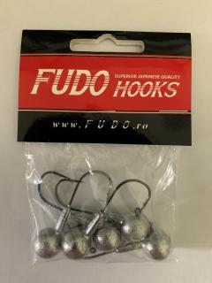 GŁÓWKA JIGOWA FUDO HOOKS #3/0 14 GR 5 SZTUK