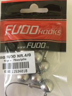 GŁÓWKA JIGOWA FUDO HOOKS #4/0 18 GR 7 SZTUK