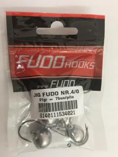 GŁÓWKA JIGOWA FUDO HOOKS #4/0 21 GR 7 SZTUK