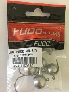 GŁÓWKA JIGOWA FUDO HOOKS #5/0 21 GR 6 SZTUK