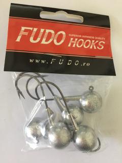 GŁÓWKA JIGOWA FUDO HOOKS #5/0 28 GR 5 SZTUK