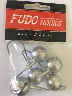 GŁÓWKA JIGOWA FUDO HOOKS #6/0 44 GR 5 SZTUK