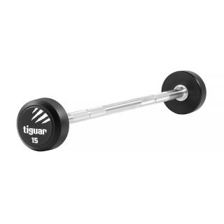 tiguar barbell prosty PU 15 kg