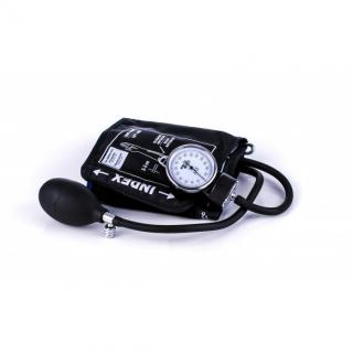 Ciśnieniomierz zegarowy STANDARD bez stetoskopu, w etui Ciśnieniomierz manualny zegarowy Standard może być stosowany zarówno do użytku domowego jak i w gabinetach lekarskich.