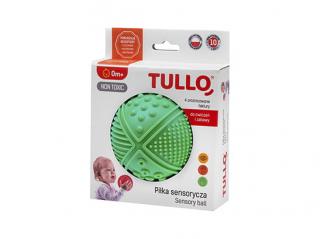 Piłka sensoryczna 4 faktury Tullo zielona Piłeczki sensoryczne