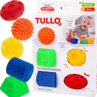Sensoryczne kształty Tullo 5 szt Piłeczki sensoryczne