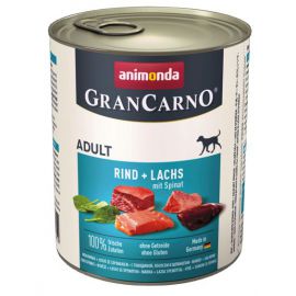 Animonda GranCarno Original Adult Lachs Spinat Łosoś + Szpinak puszka 800g