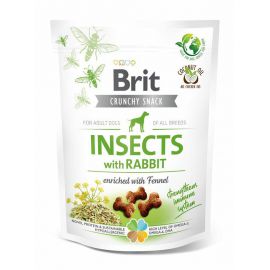 BRIT PIES 200g SNACK INSECT RABBIT /6