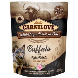 Carnilove Dog Buffalo  Rose Petals - bawół i płatki róży saszetka 300g