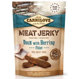 Carnilove Dog Jerky Duck  Herring Fillet - kaczka i filet ze śledzia 100g