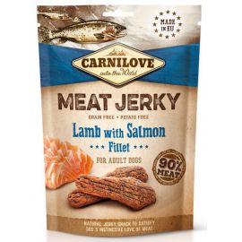 Carnilove Dog Jerky Lamb  Salmon Fillet - jagnięcina i filet z łososia 100g