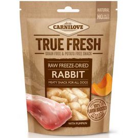 Carnilove Dog Snack True Fresh RAW Freeze-Dried Rabbit  Pumpkin 40g