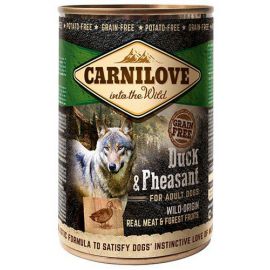 Carnilove Dog Wild Meat Duck  Pheasant Adult - kaczka i bażant puszka 400g