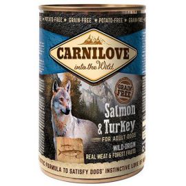 Carnilove Dog Wild Meat Salmon  Turkey Adult - łosoś i indyk puszka 400g