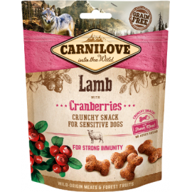 CARNILOVE PIES SNACK CRUNCH LAMB   CRANBERRIES 200g /6