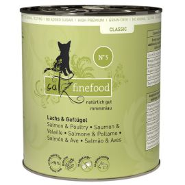 Catz Finefood Classic N.05 Łosoś i drób puszka 800g